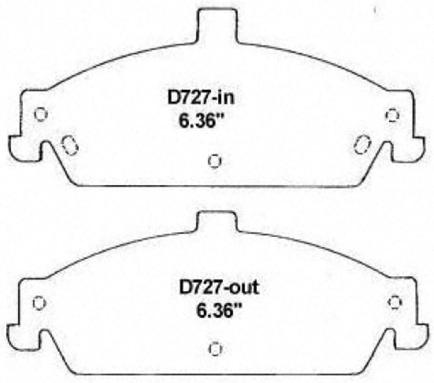 Wagner Brakes PD727 ThermoQuiet Brake Pads Automotive