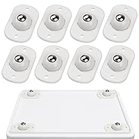 Vista 30 de TRVL FIELDER Ruedas giratorias autoadhesivas, rodillos para electrodomésticos, deslizadores de electrodomésticos para cocina, ruedas pequeñas