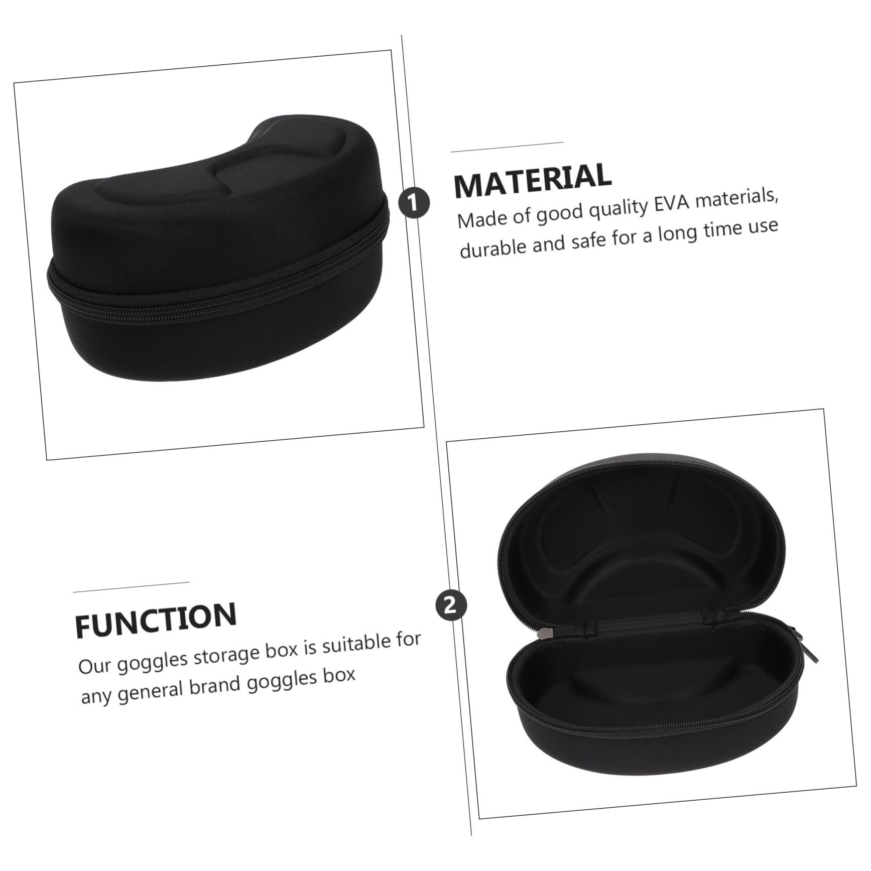 COLLBATH 3 Pezzi Custodia Per Occhiali Portatile A Molla Custodia Per Occhiali Custodia Per Occhiali Da Sole Custodia Per Occhiali