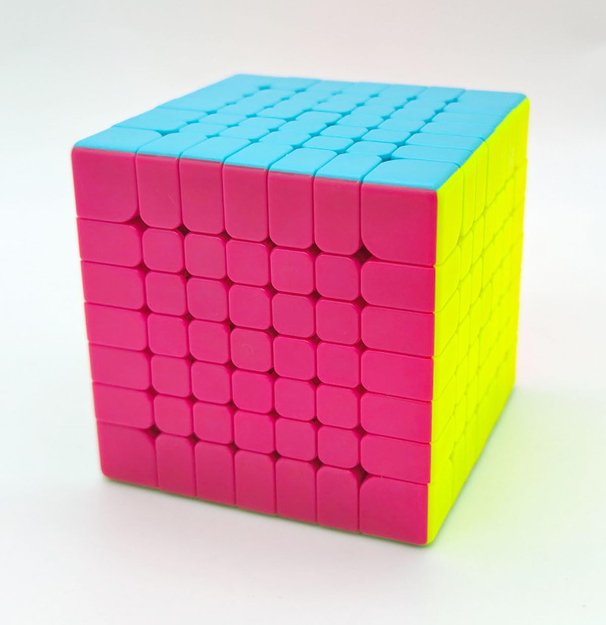 Willking Qiyi 7x7 Cube Stickerless QY 7x7x7 Speed Cube Puzzle