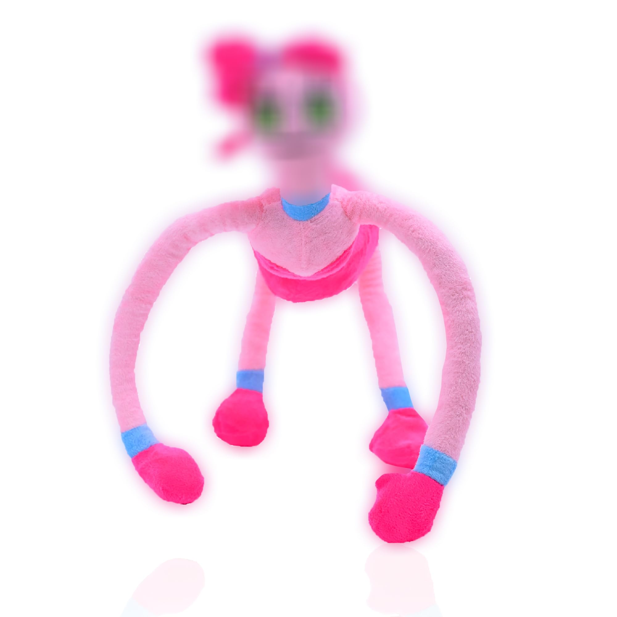 Mummy Long Legs Plush Toy, Hacki Backi, 50 cm Pink XL Soft and Funny Plush Toy, Beautiful Cuddly Toy for Girls and Game Fans