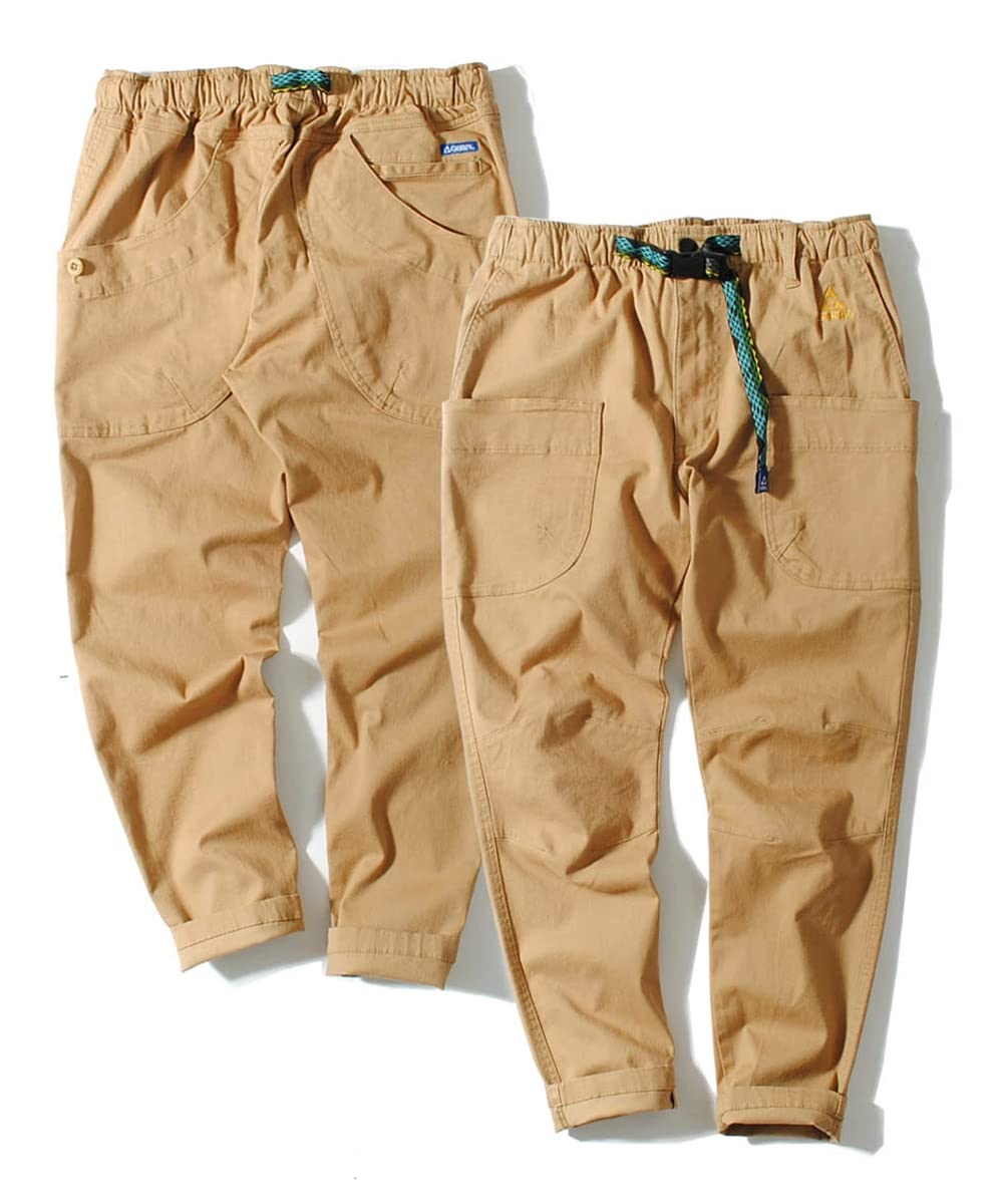GERRY Stretch Tapered Gear Pants Beige Men Size M Outdoor Climbing