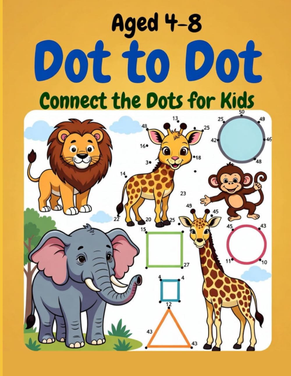 50 Fun Dot To Dot: 50 Fun Dot To Dot activities and drawing book
