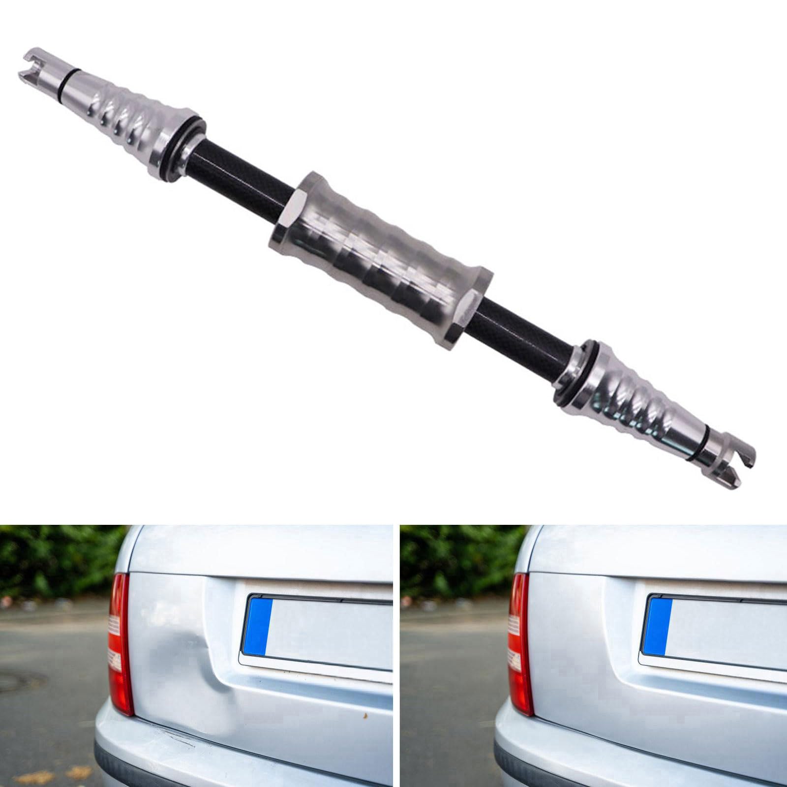 Kit de débosselage de carrosserie en acier au carbone avec poignée en fibre pour entretien de voiture et moto