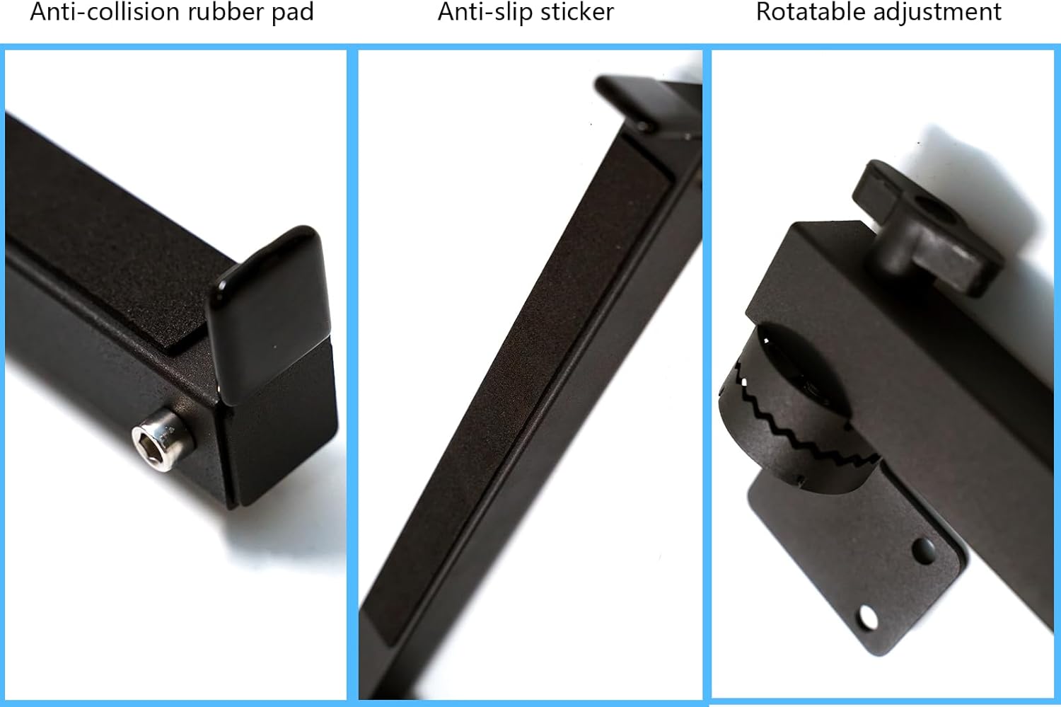 Heavy-Duty Steel Slatwall piano wall mount ,Can be rotated by 180°,Telescoping Arms (12"-18") for Keyboard Holder,Piano Stand,Piano Keyboard Stand, Music Production Equipment(1 Pair)