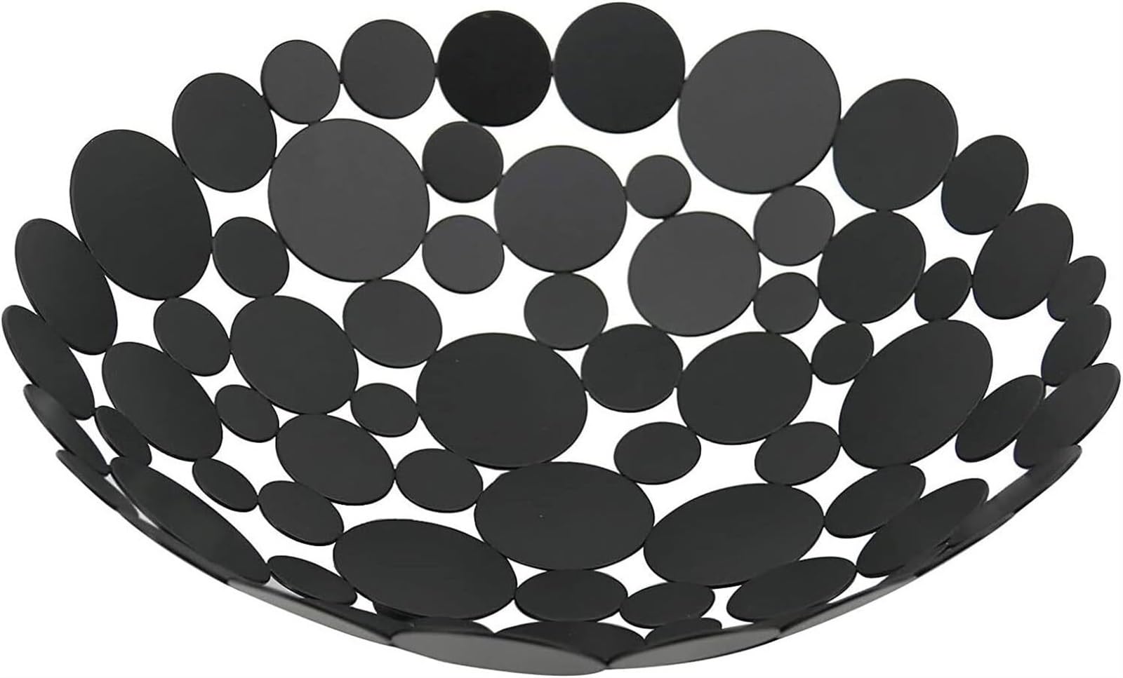Mnuvxzaewf Onecolor Kitchen Countertop Fruit Rack-Metal Decorative Basket 11.6 Inch