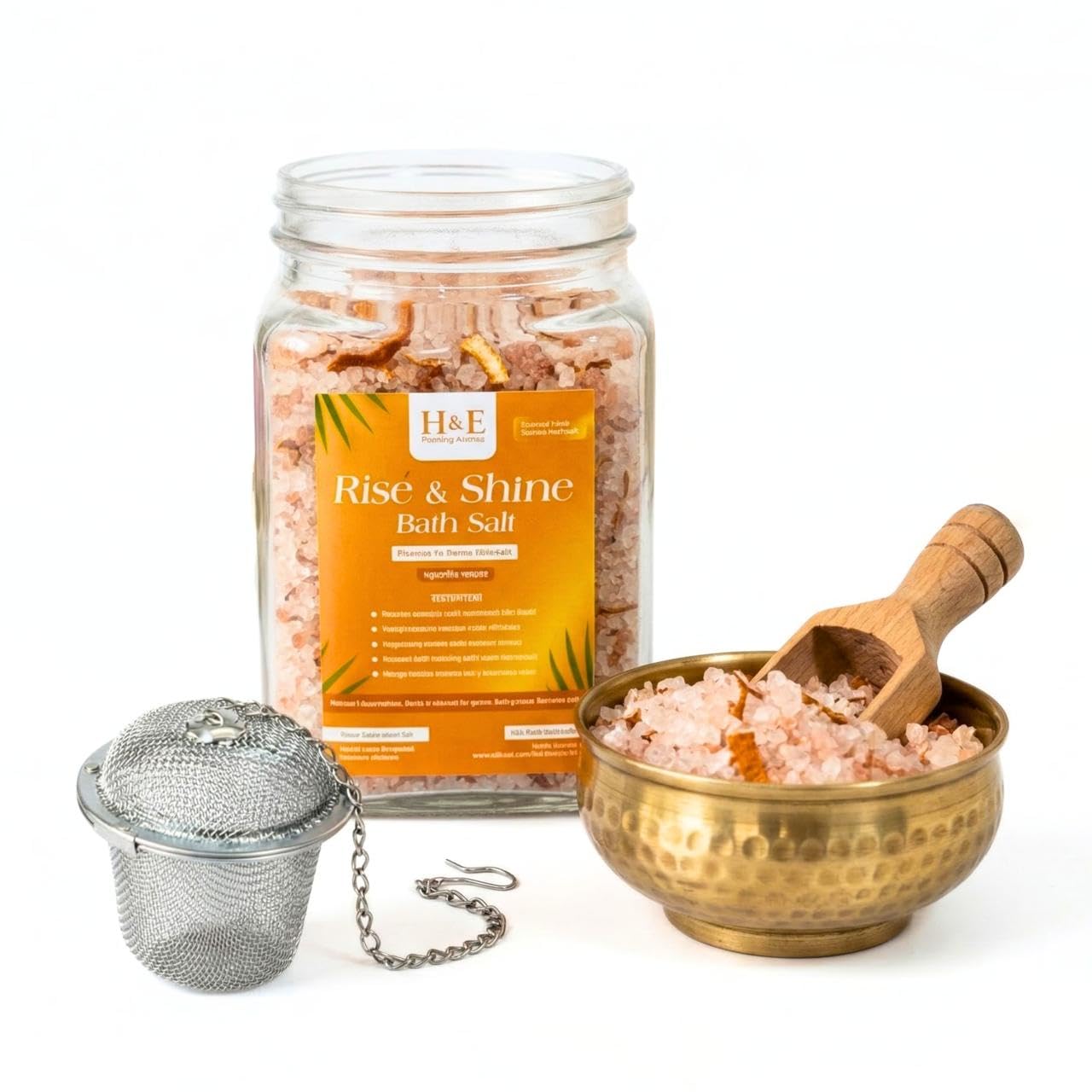 Bath Salt Rise and Shine Blend | Herbal Bath Salt for Refreshing Bath Experience-image-18