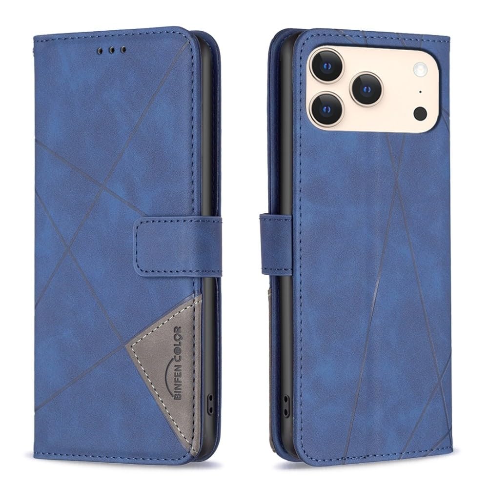Generic Compatible avec iPhone 8 Plus/7 Plus (couleur : bleu) étui portefeuille en cuir à rabat