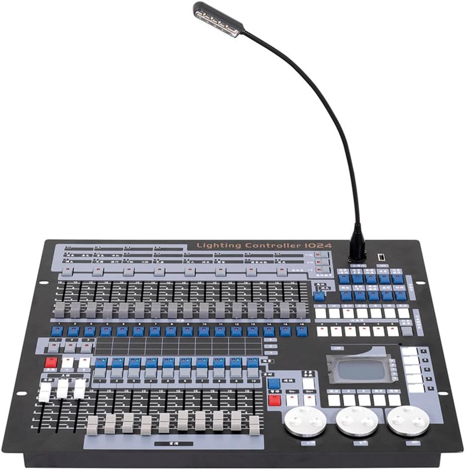 Amazon.com: DMX Console, DMX 512 Stage DJ Light Controller Lighting ...