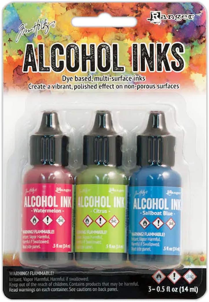 InksTim Holtz Alcohol Ink Set, Dockside Picnic
