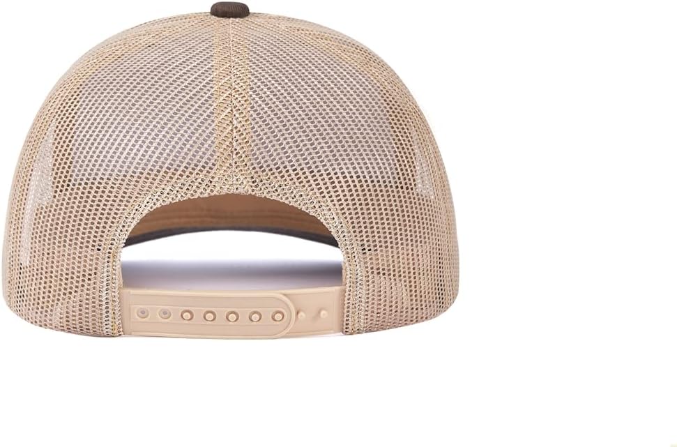 Custom 112 Hat for Men Western Farm Animal Cow Cattle Angus Bull Embroidery Farm Name&Text Polyester Snaps Mesh Baseball Cap Brown - Image 8