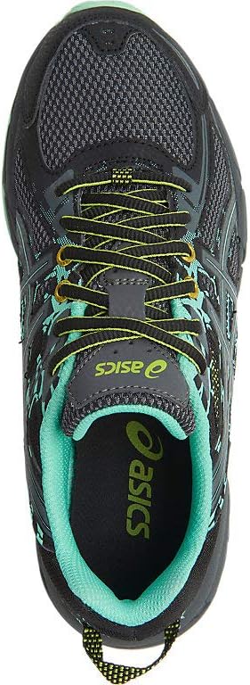 ASICS Women's Gel-Venture 6 MX Running Shoes 6 Black/Carbon/Neon Lime