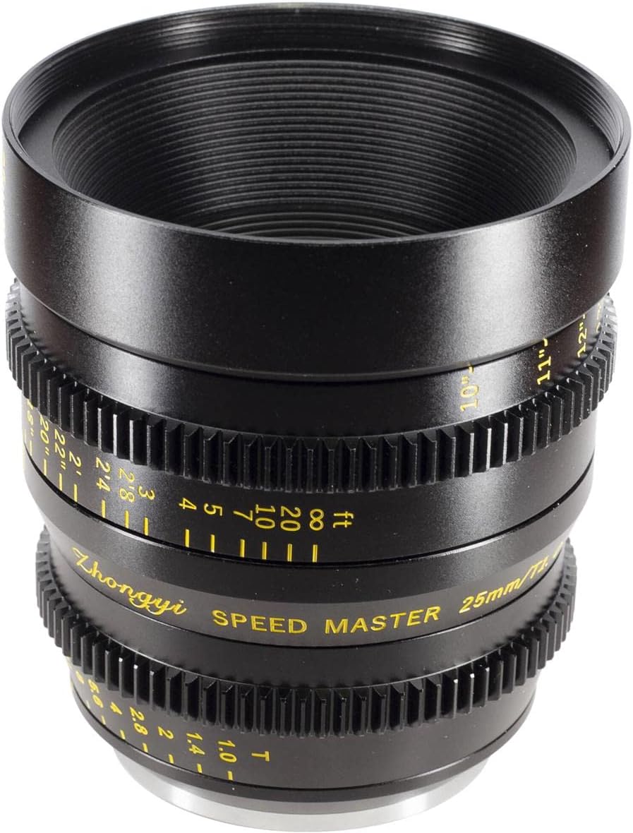 Zhongyi Mitakon Speedmaster 25mm T1 シネマレンズ (マイクロフォー