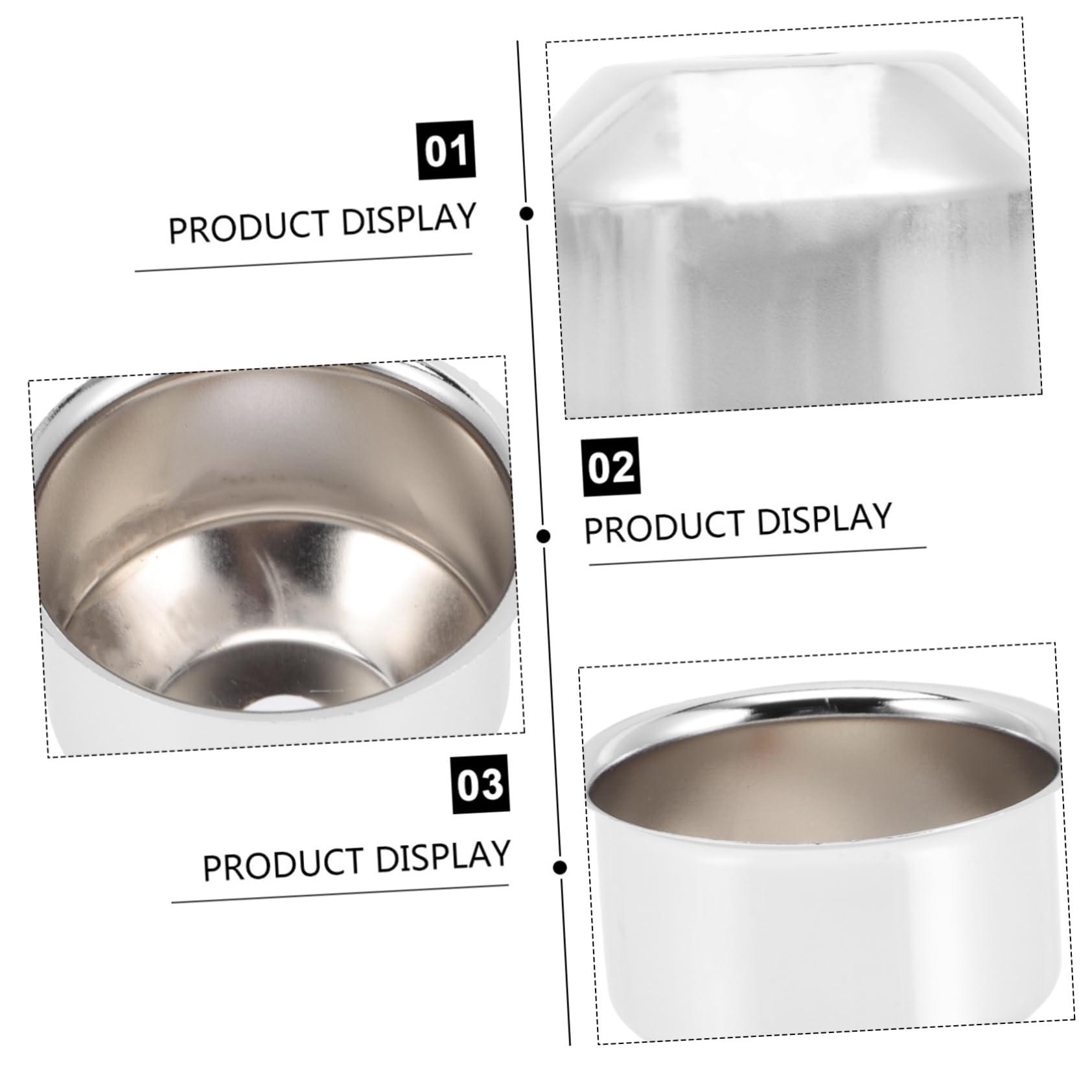 Balacoo DIY Lighting Lamp Parts 10pcs E27 Socket Cups Iron Lamp Holder Cups for Table Ceiling