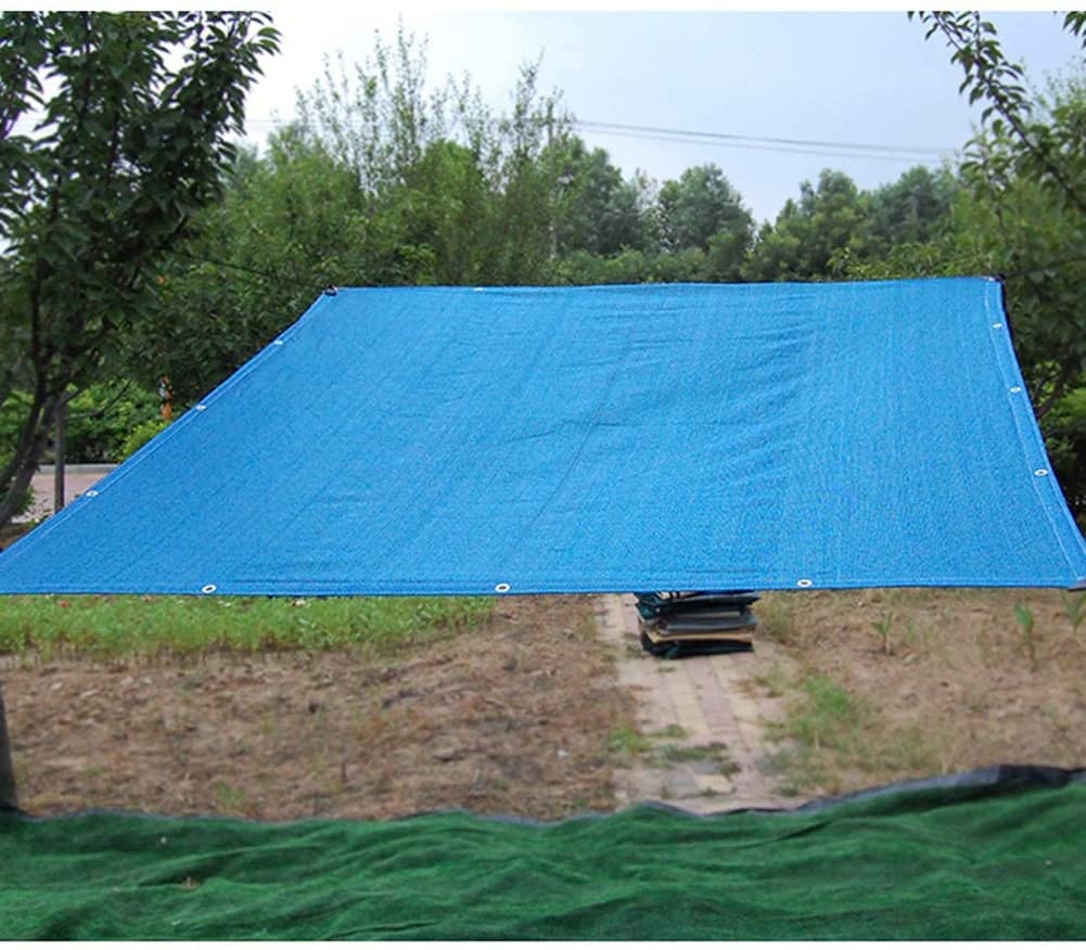 Filet d'isolation en tissu bleu pour cour intérieure, filet d'ombrage anti-âge pour serre agricole, voile d'ombrage pratique pour l'industrie de l'élevage, 5,5 x 5,5 m
