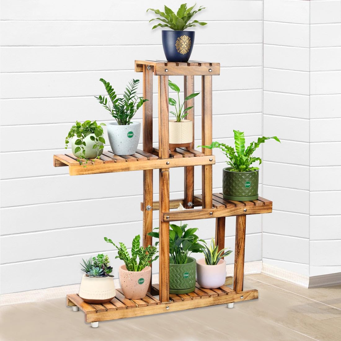 True trust online Wooden Plant Stand (Extra Large 4 Tiers Rectangle) (B0D87V8M3L) Amazon Price History, Amazon Price Tracker