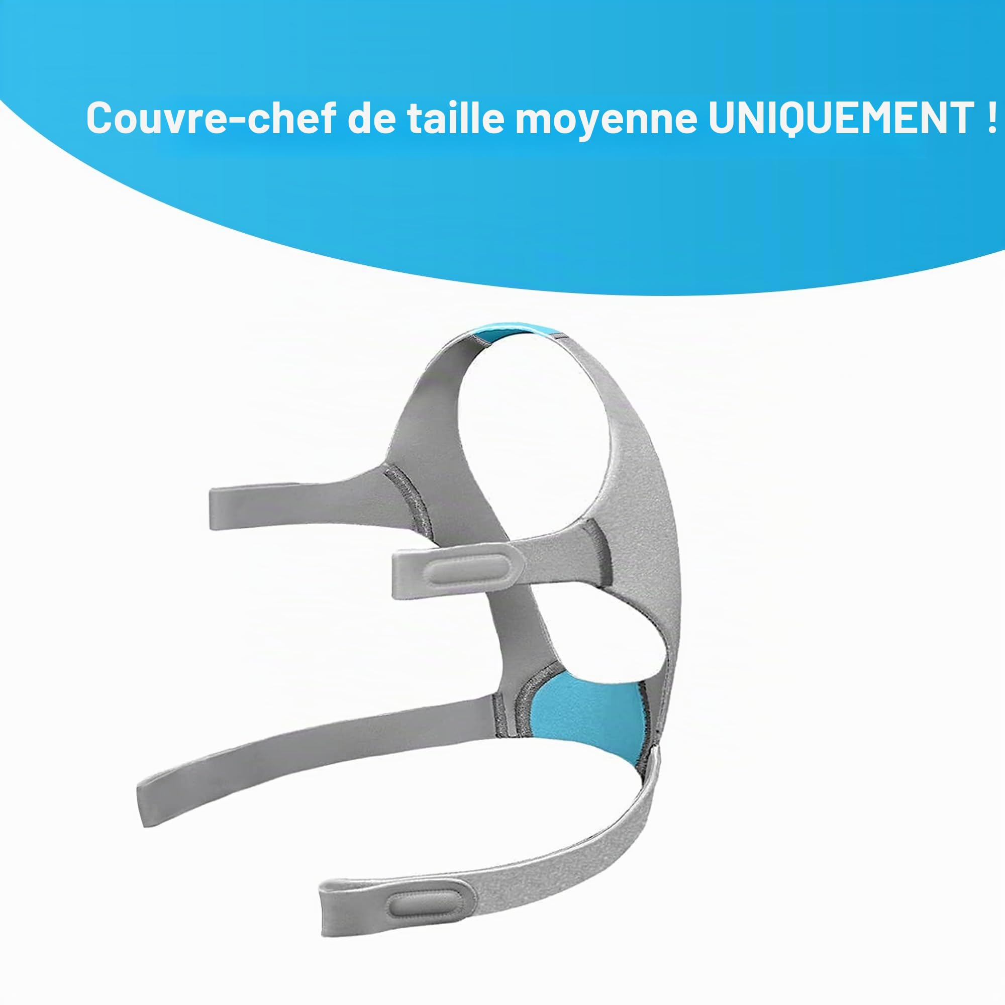 Sangle de masque CPAP pour Airfit N20, douce et confortable, facile à nettoyer.
