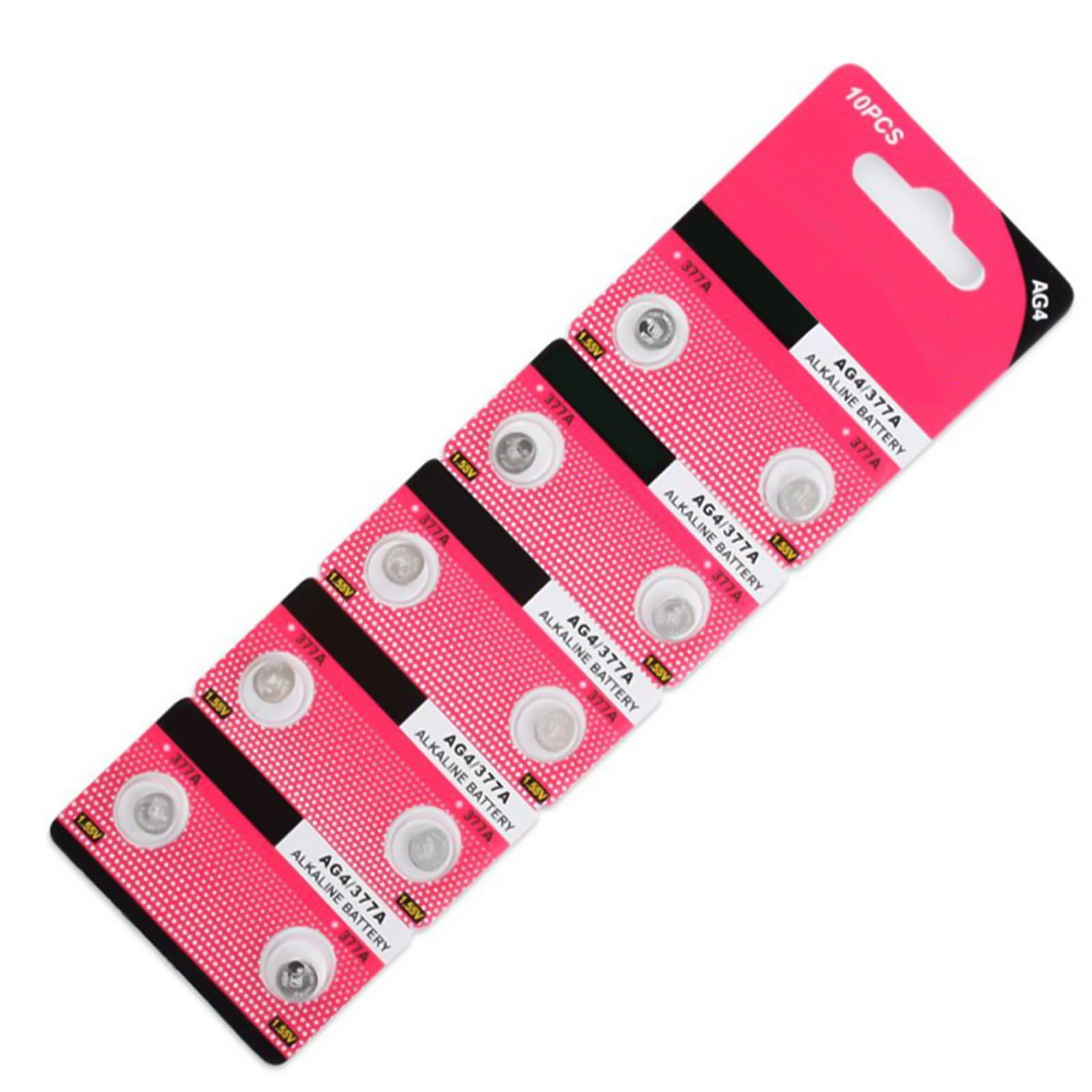 SHYYOULQE 20/10 pilas de botón AG4 LR626 377A 177 para reloj, pilas de botón para relojes de juguete de larga duración — view 5