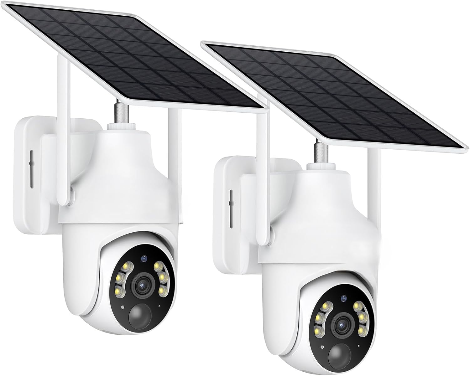 Cellular Security Camera Comes with Pre-Installed 4G LTE SIM Card-No WiFi Security Camera Wireless Outdoor, Color Night Vision, 360° Live Viewing, Instant PIR Motion Alerts and Solar Powered