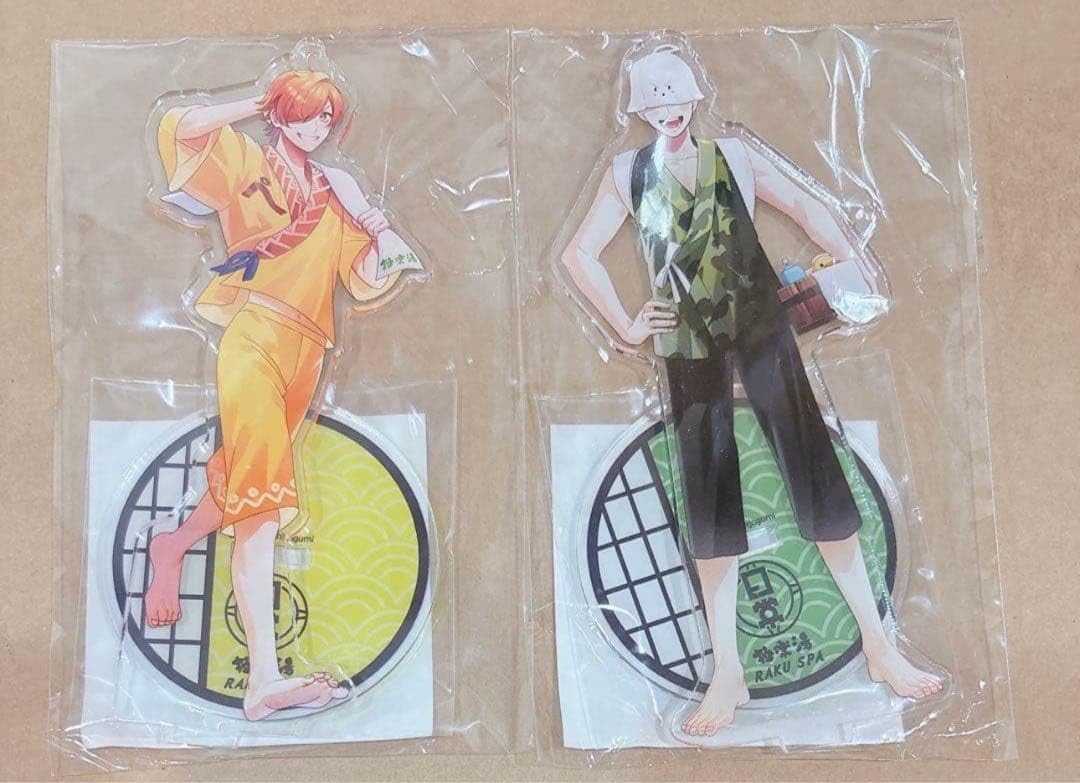 極楽湯 常組 アクリルスタンド ぺいんと トラゾー