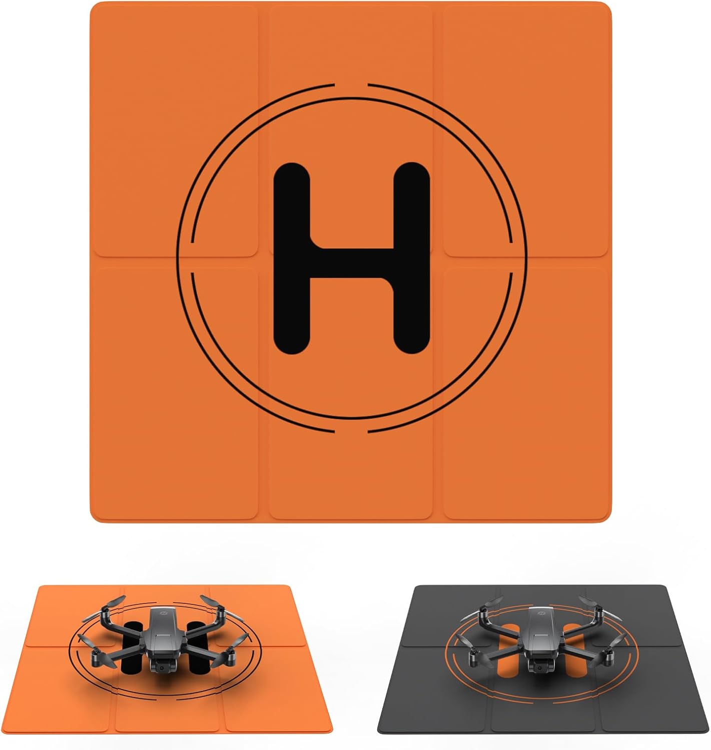 Holy Stone Drone Landing Pad, 50cm/19.68in Universal Portable Luminous