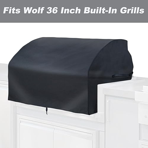 Miniatura 2 de OG36 - Piezas de repuesto para parrilla integrada Wolf Twin Eagles TEBQ36RS TEBQ36R Alfresco Lynx Heavy Duty 36 pulgadas Top Grill Cover BBQ Grill