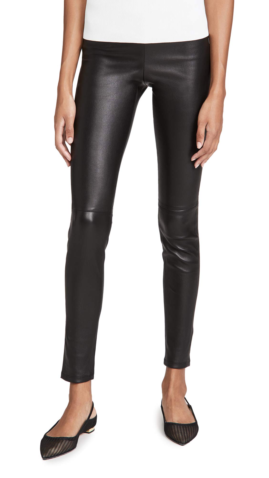 Theory Womens Adbelle L2 Leather Pants