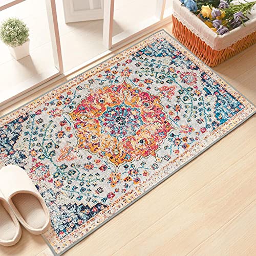 Kitchen Rugs Set Of 2 Kitchen Mats Non-Slip Bohemian Kitchen Runner Rug 63*19.7/31.5*19.7In Bathroom Rugs Kitchen Mats And Rugs For Floor, Living Room, Laundry, Bedroom, Sink, Front Door, Entrance #TOP2