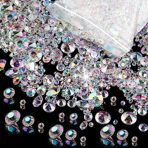 300 Diamanti Acrilici Colorati, Pietre Decorative Per Centrotavola, Riempimento Vasi E Acquari - 2