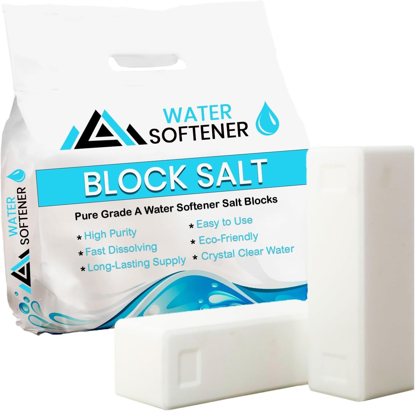Perfectonish Pure Grade A Water Softener Salt Blocks Fast Dissolving For Shinier Home Water