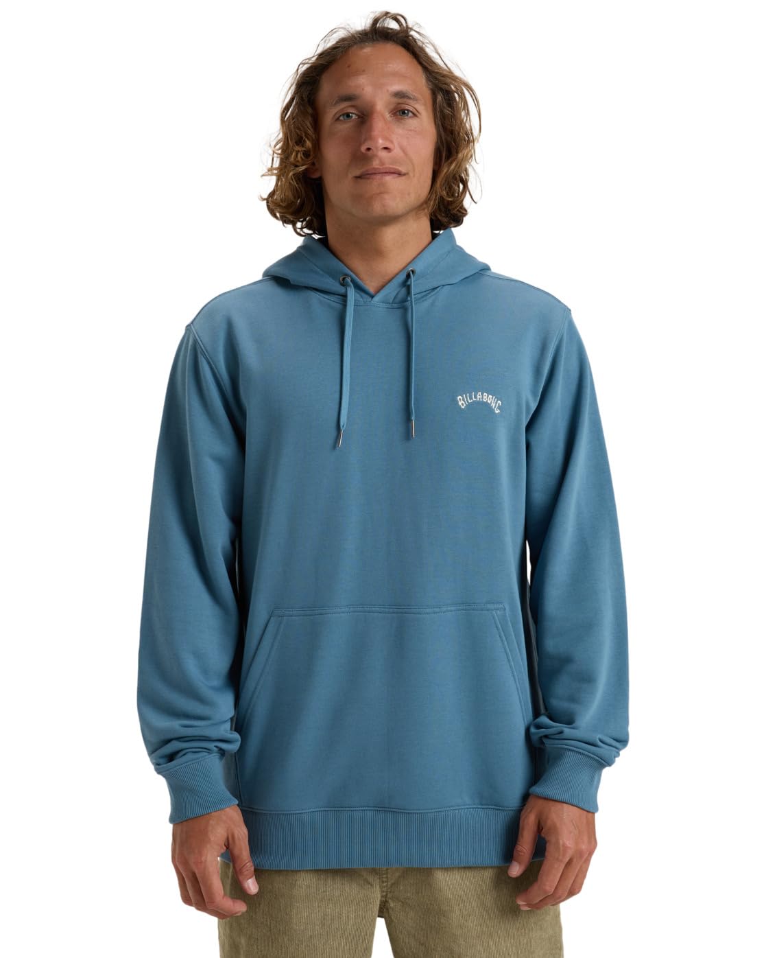 Billabong Men's Arch PO LT Pullover Sweater, Glacier Blue, L