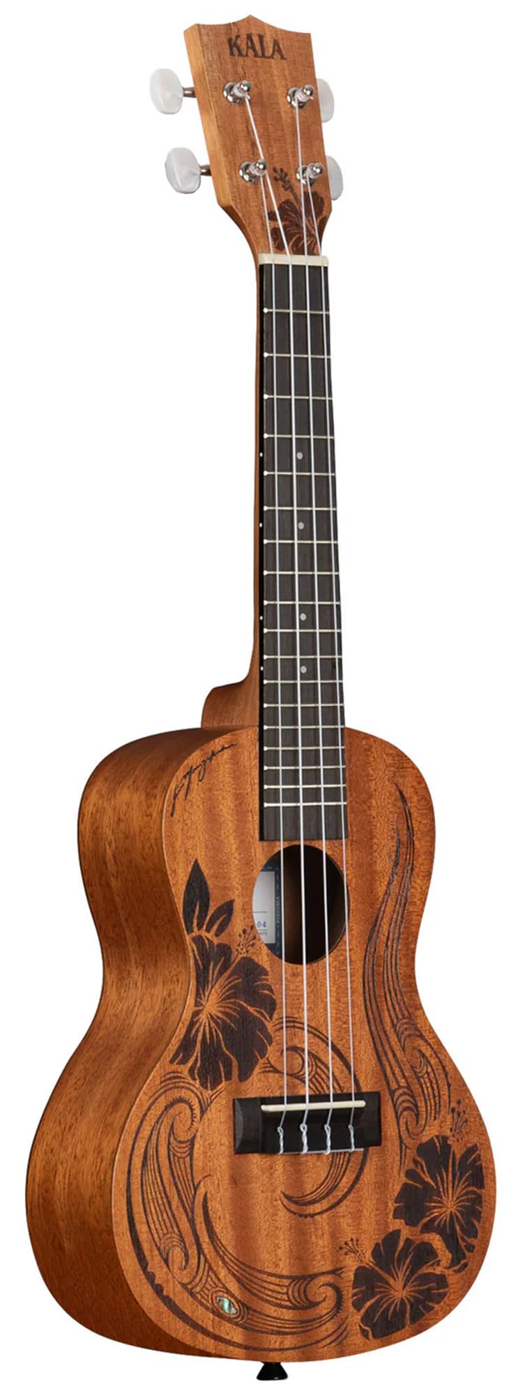 Kala Unity Mahagoni-Konzert-Ukulele mit Gigbag, Stimmgerät, Gurt, Saiten und Austin Bazaar Poliertuch