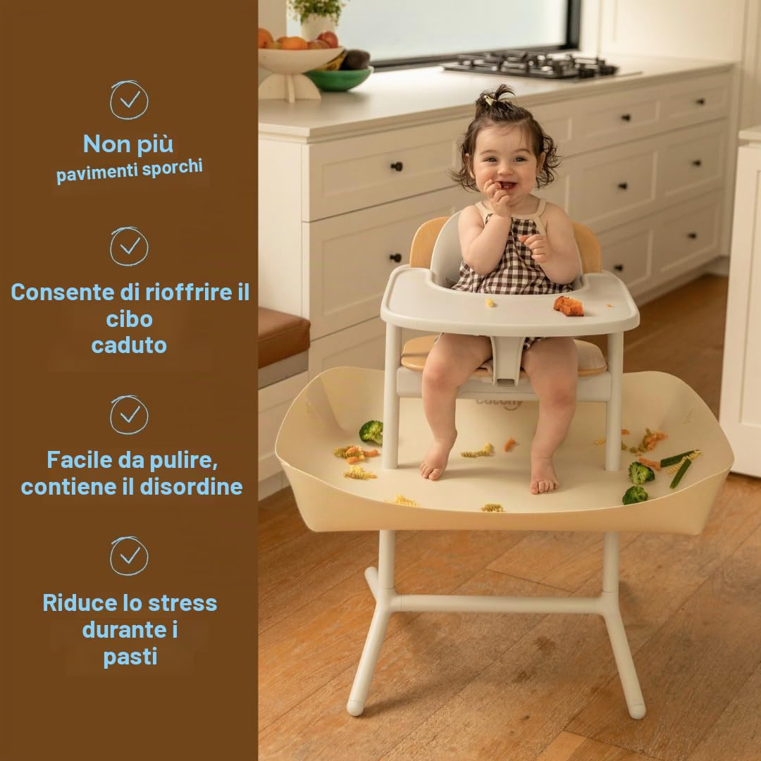 CATCHY - Raccoglicibo per Seggiolone - Compatibile con Cybex Lemo | Raccoglibriciole per Seggiolone – Seggiolone Venduto Separatamente – Accessorio per Seggiolone – Vassoio Raccogli-Cibo