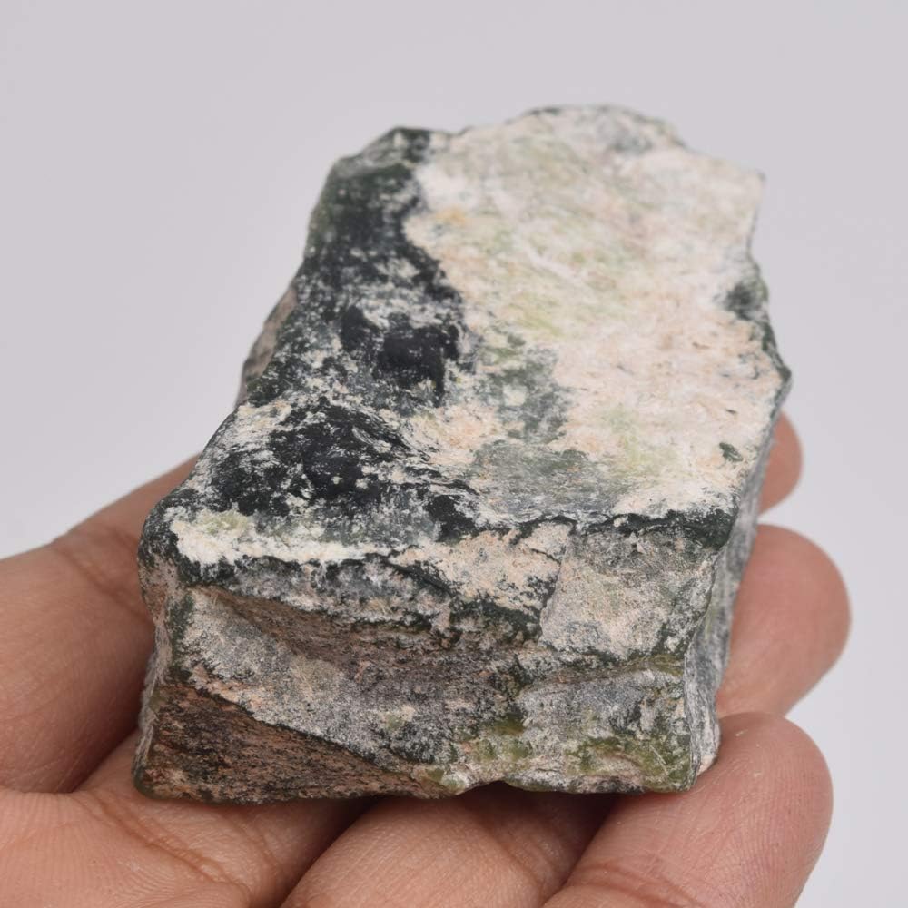 gemhub AAA++ Quality Serpentine 430.00 Ct Natural Raw Rough Certified Green Serpentine Wire Wrapped Stone : Automotive
