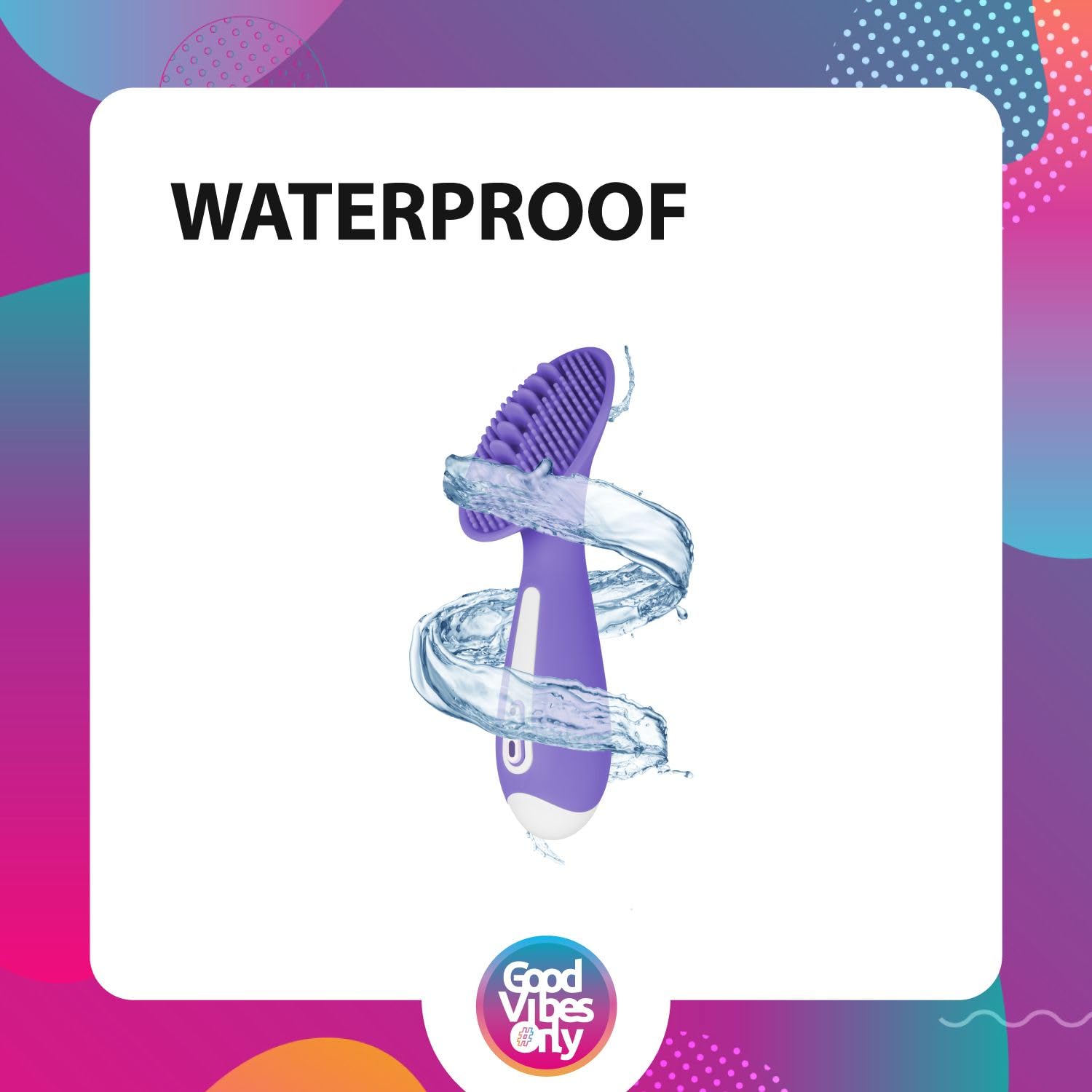 Good Vibes Only Stimolatore Clitorideo Nara (10 modalità) Lingua Vibratora • Vibratore Sessuale per Donna • 10 modalità, incluso caricatore USB, viola