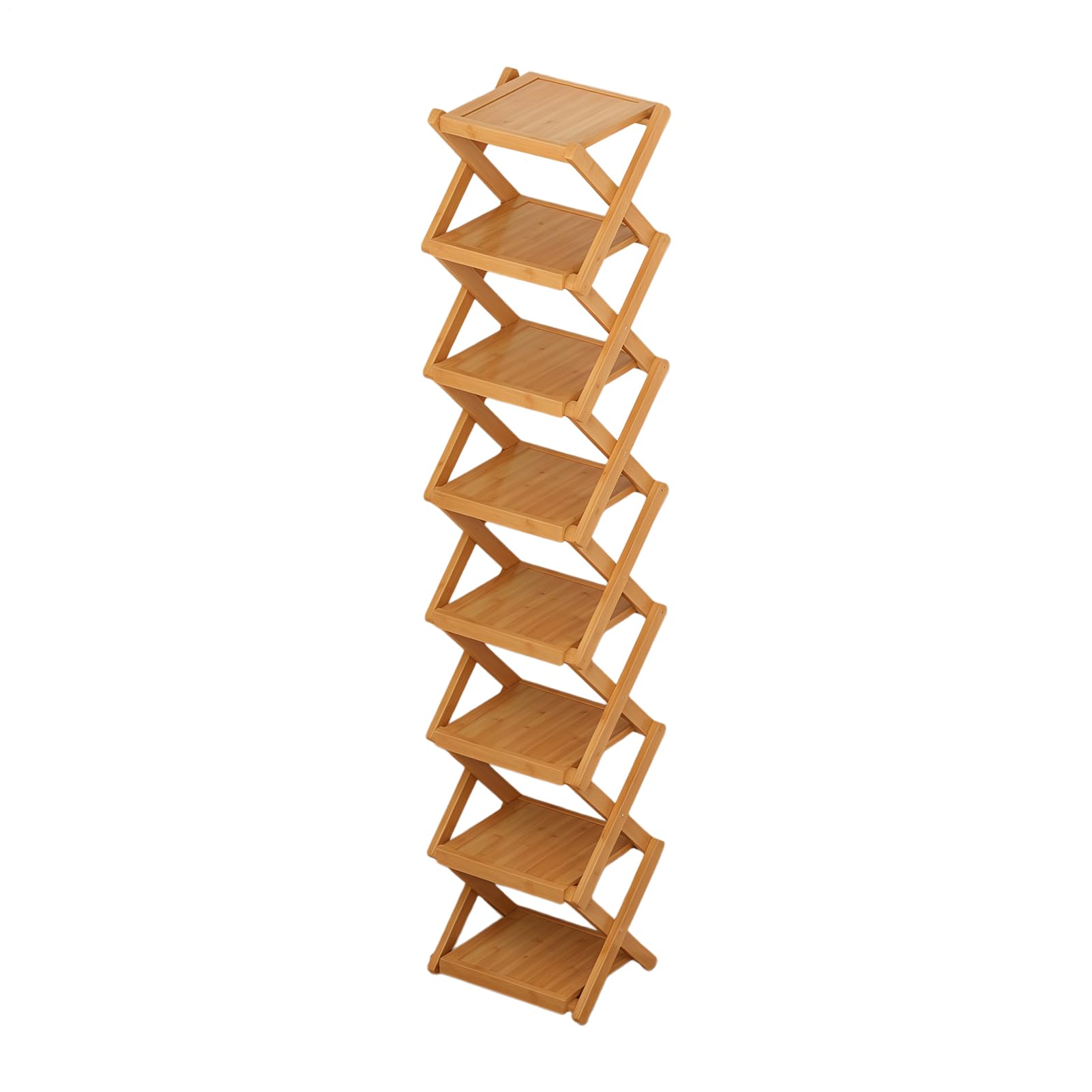 Generico Scarpiere Pieghevole 8 Ripiani Autoportante Organizer Scarpe | Supporto per Scarpe Per Casa, Appartamento, Ingresso, Garage, Angolo, Studio, Dormitorio