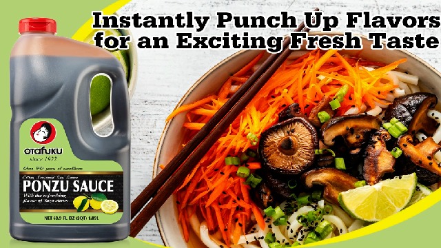 Amazon.com : Otafuku Ponzu Soy Sauce Yuzu Lemon Flavor, Restaurant
