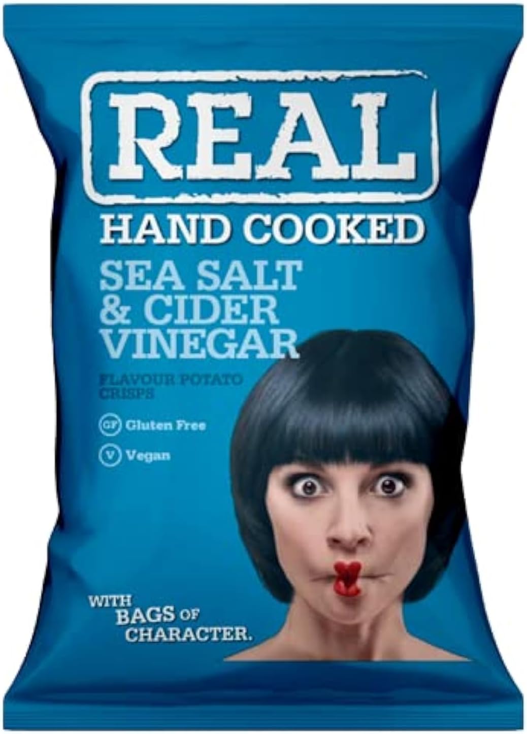 Handcooked Potato Crisps Sea Salt & Malt Vinegar, 150gm (Pack of 1)
