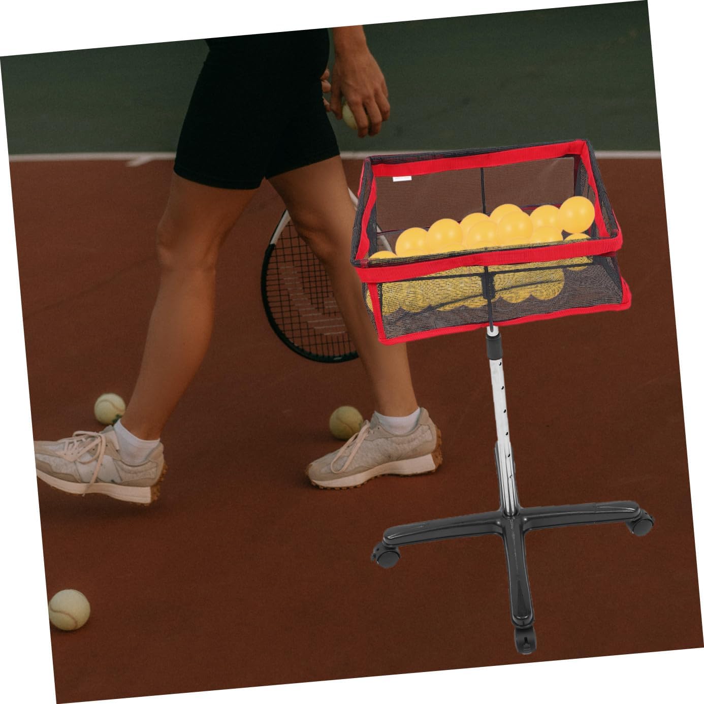 1pc Removable Table Tennis Dispenser Practical Training Tool for Gym Portable Multi- Collector for Efficient Table Tennis Practice