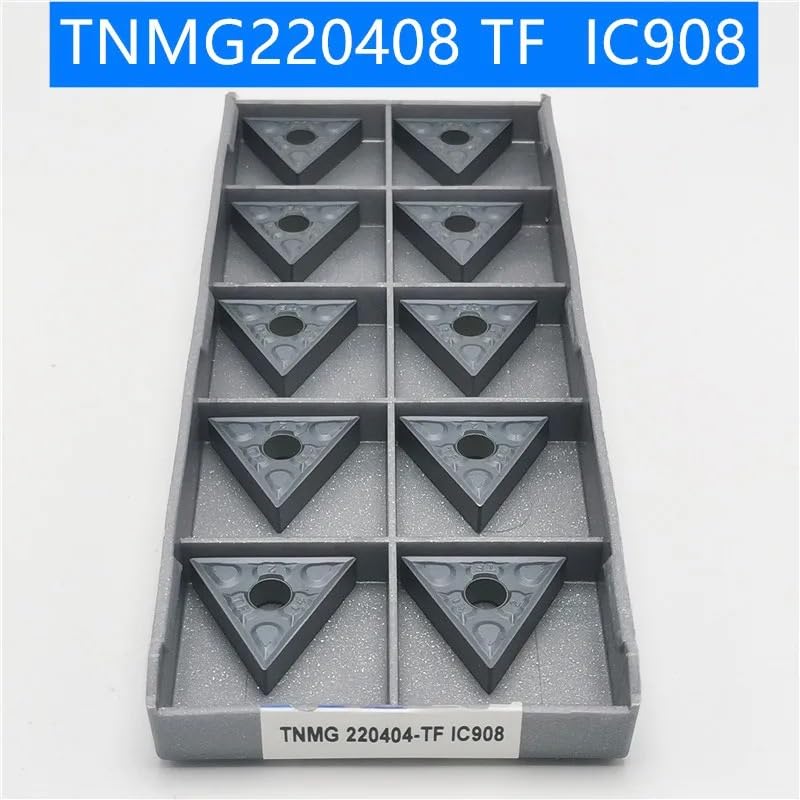 Fresas de Carburo para Torno CNC TNMG220408 TF IC907 10 piezas miniatura 4