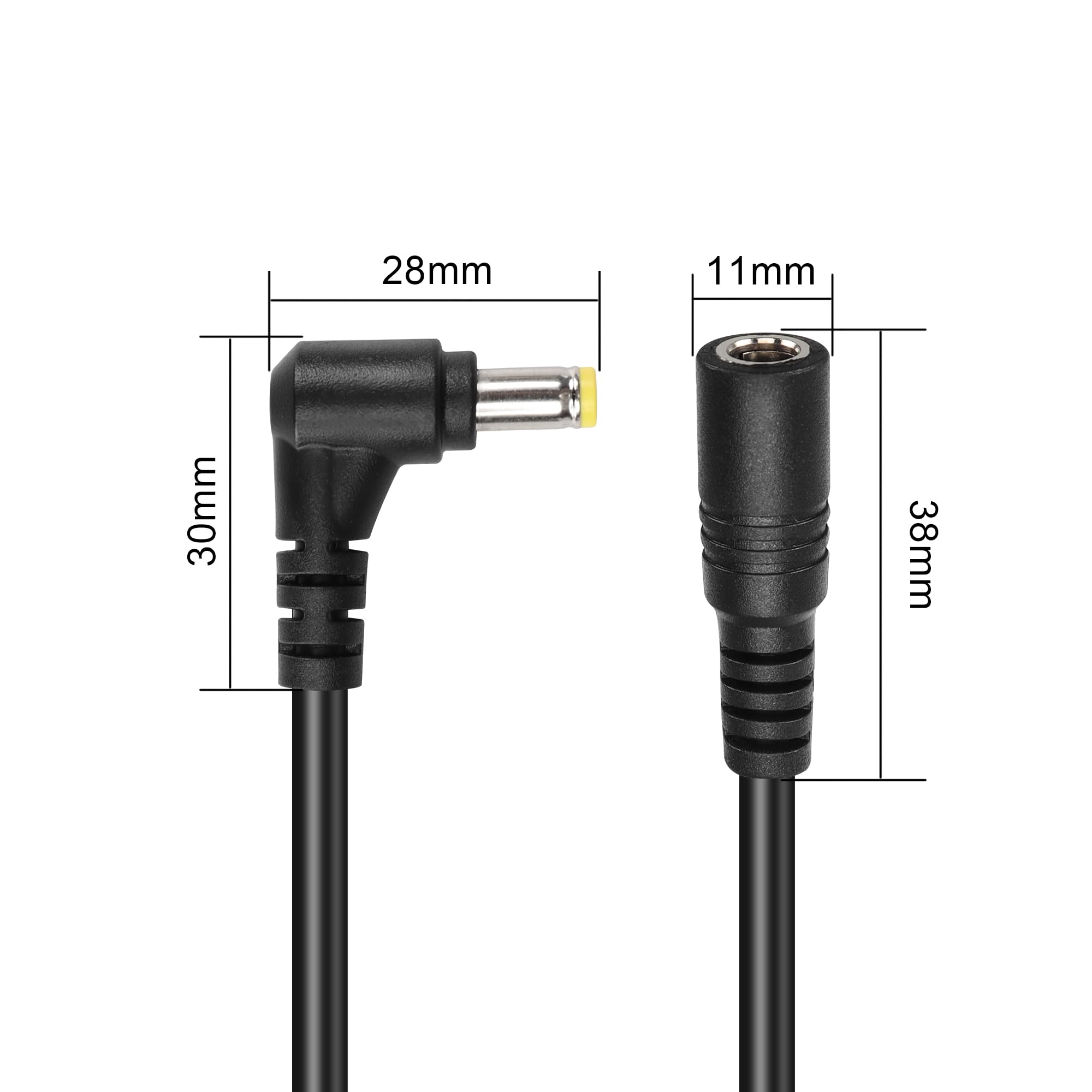 Lot De 6 Paires De Connecteurs D'alimentation DC 5,5 Mm X 2,1 Mm  Style Bouton Poussoir 6 Adaptateurs Alimentation 12 V Dc Males 6 Femelles 98441360