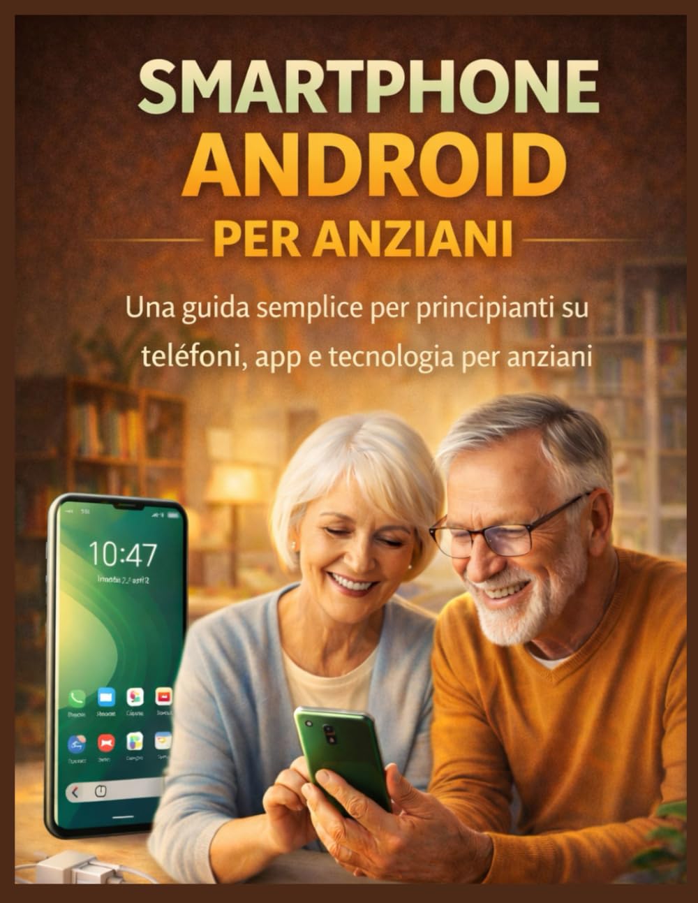 SMARTPHONE ANDROID PER ANZIANI: Una guida semplice per principianti su telefoni, app e tecnologia per anziani