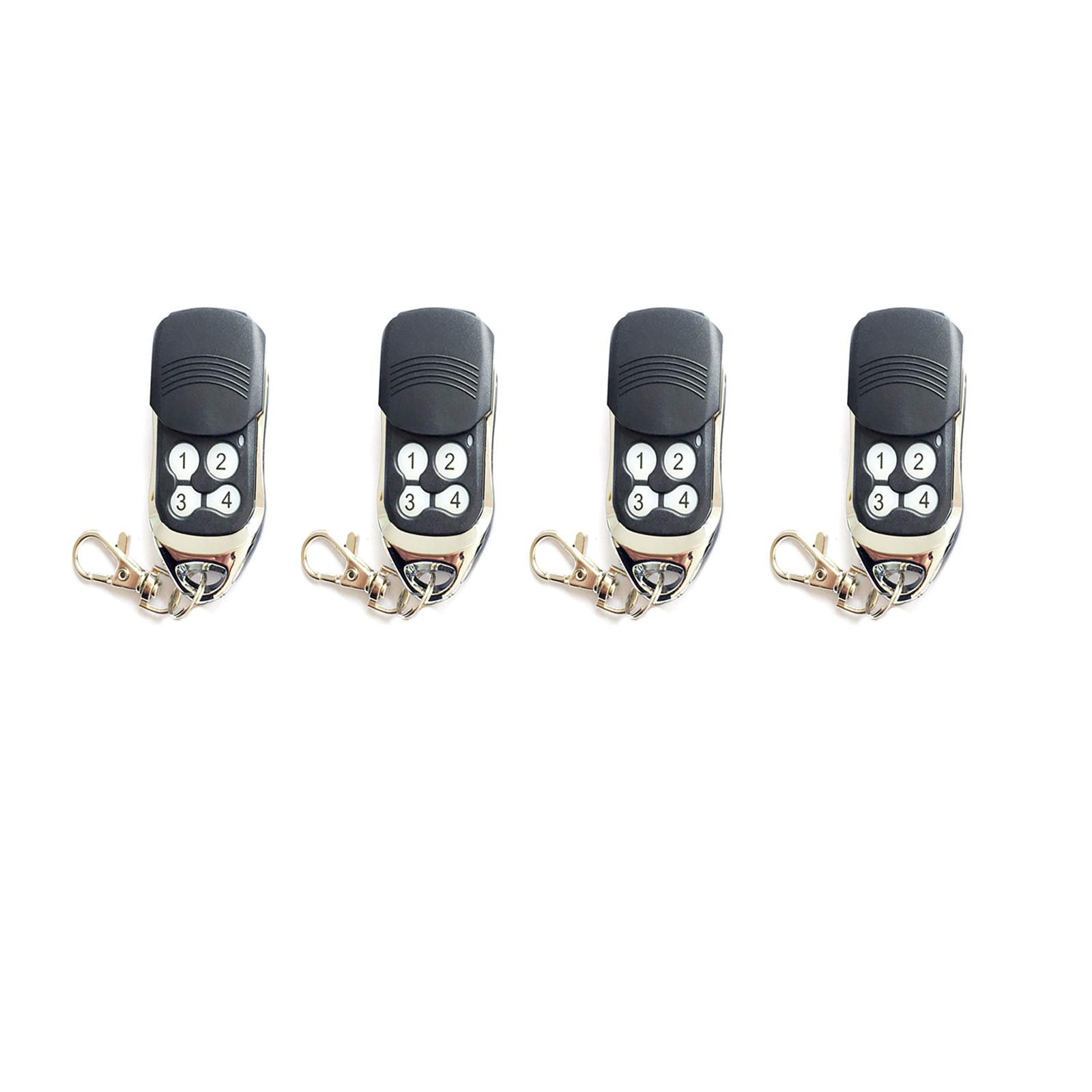 Lot de 4 télécommandes pour volets roulants et portes de garage 4 boutons de sécurité