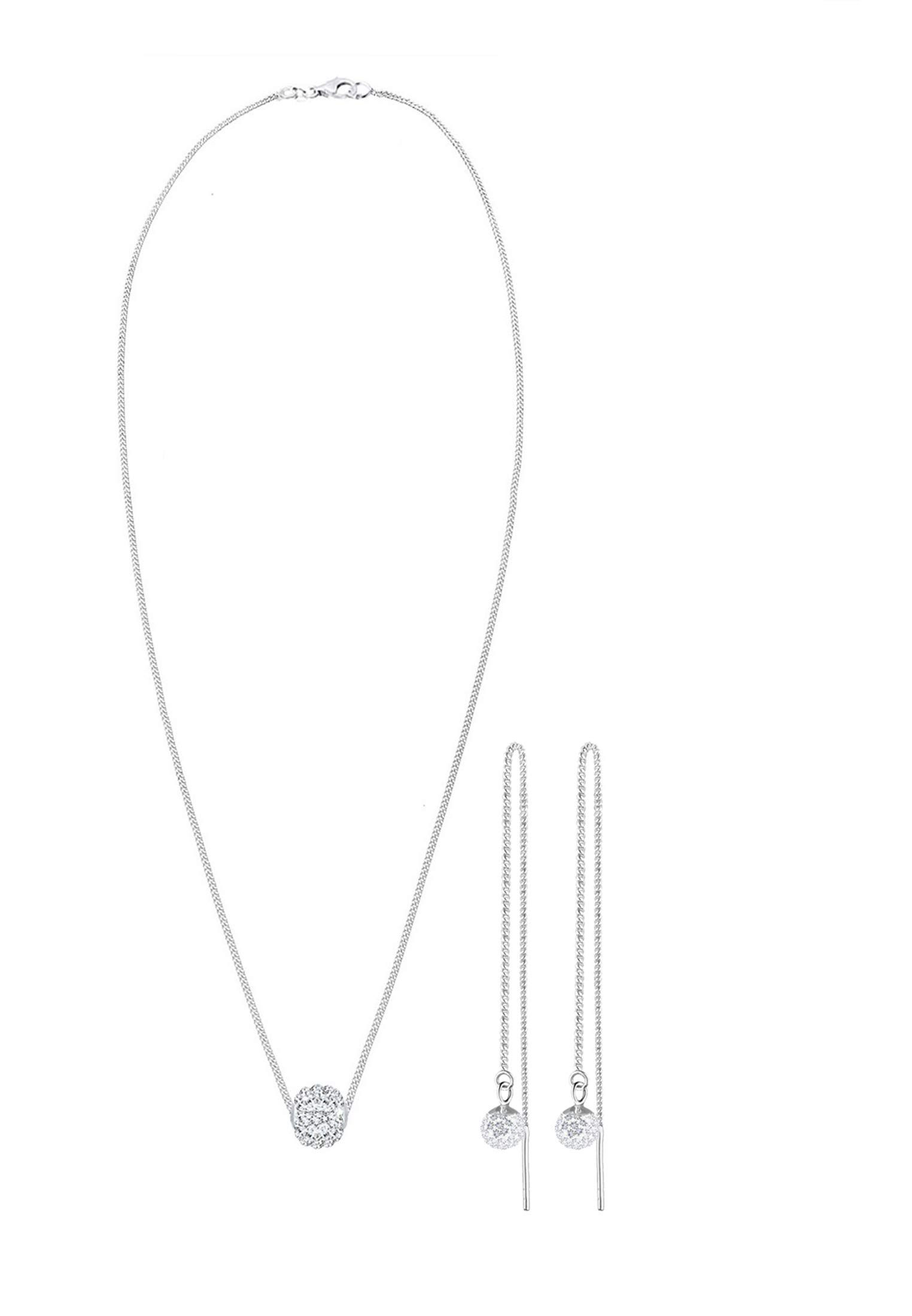 Elli Schmuck-Sets 925 Sterling Silber Kristall