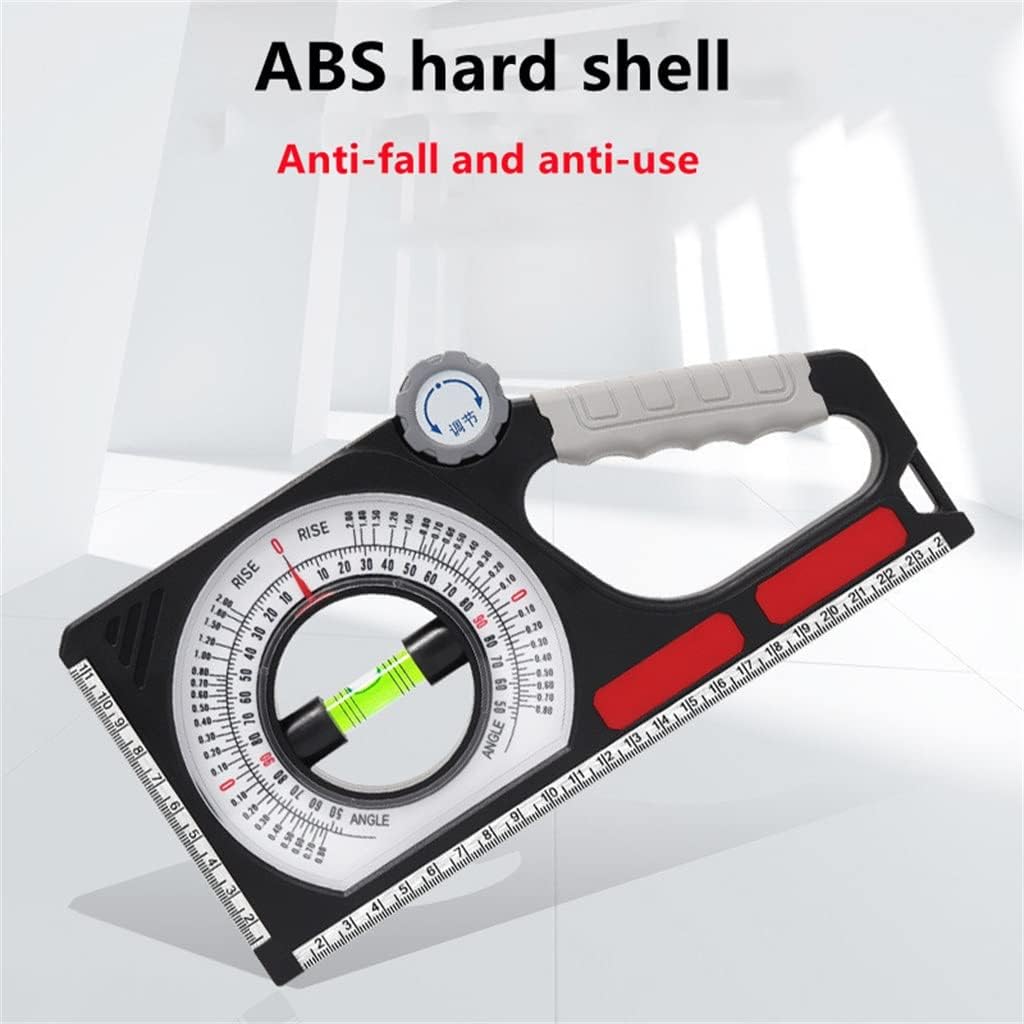 High Precision Angle Slope Measuring Instrument Magnetic Level Bubble Inclinometer Scale Protractor