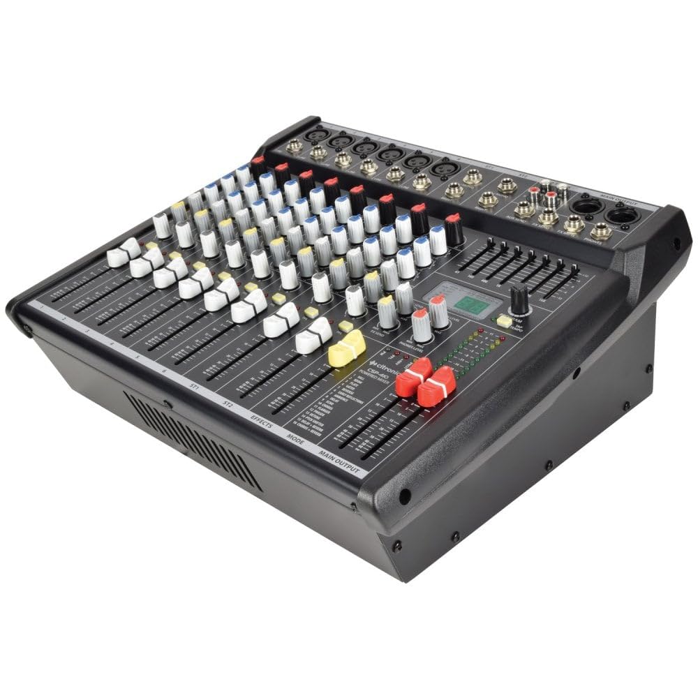 Citronic - CSP Series | Compact Powered Mixer With Built In Effects | 10 inputs 400W