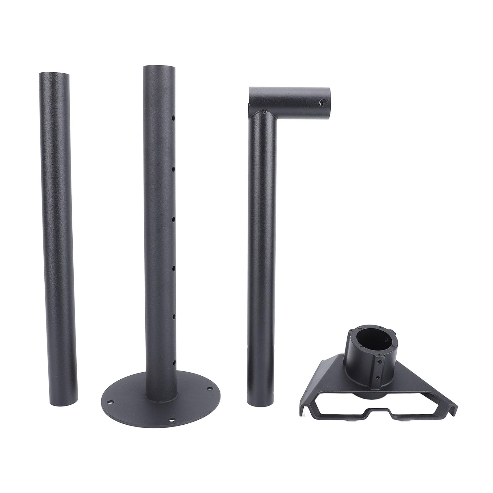 Kit de Montage Réglable, Support de Poteau Robuste avec Adaptateur de Tuyau, Support Mural Satellite Rectangulaire pour Antenne V4