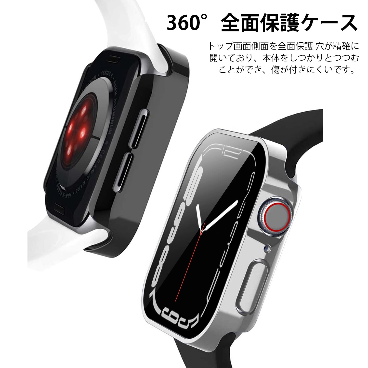Amazon.co.jp: TALENANA for Apple Watch防水ケース 45mm 44mm 41mm 