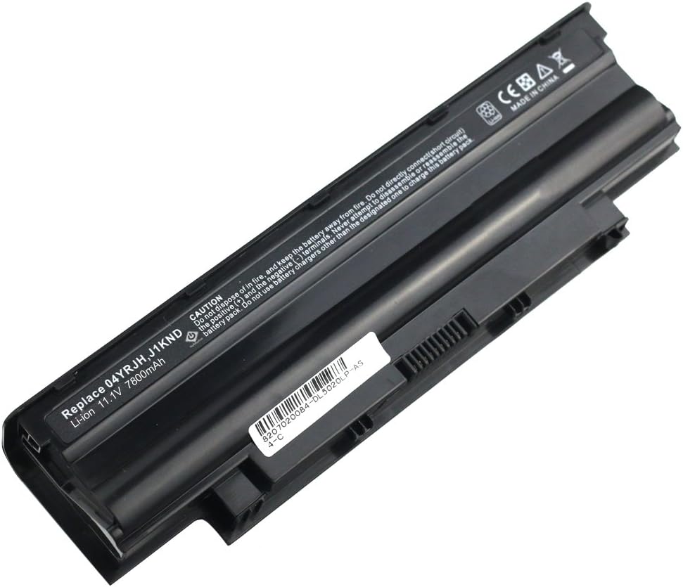 Bay Valley Parts®New Laptop Battery J1KND for Dell Inspiron 3420 3520 15r 17r 14r 13r N5110 N5010 N4110 N4010 N7110 N3010 M5110 M4110 Li-ion 9 Cell 11.1v 7800mAh/87WH