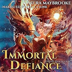 Immortal Defiance Audiolibro Por Laura Maybrooke arte de portada